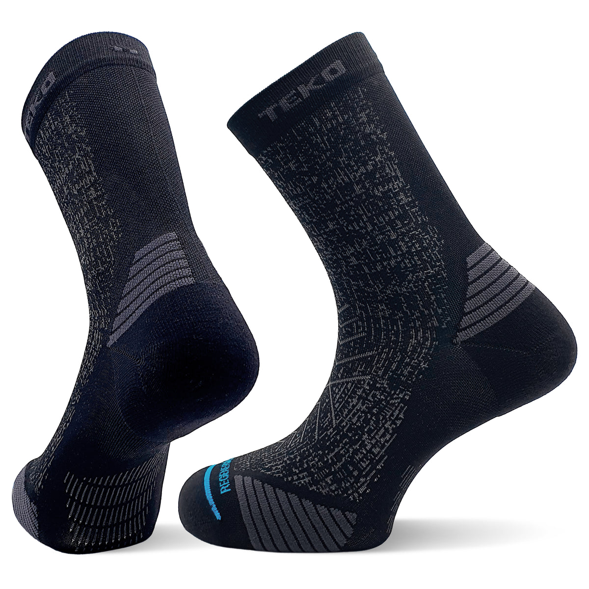 TEKO eco RUN 2.0 SHORT CREW Light Half Cushion Running Socks