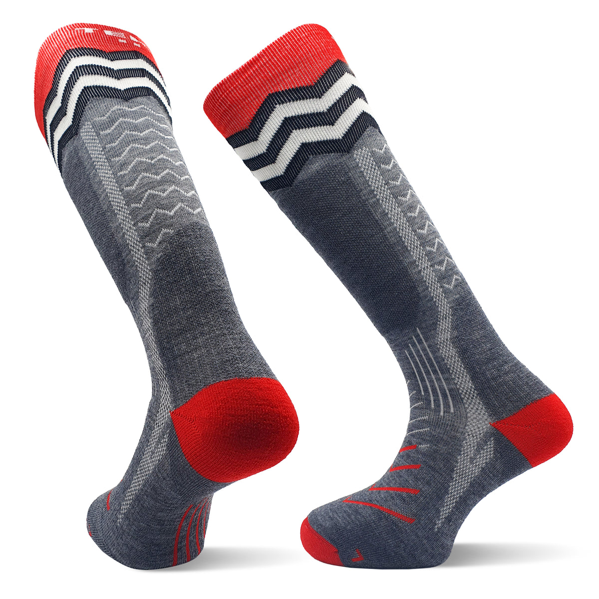 TEKO eco SKI 3.0 All-Mountain Medium Cushion Merino Wool Ski & Snowboard Socks