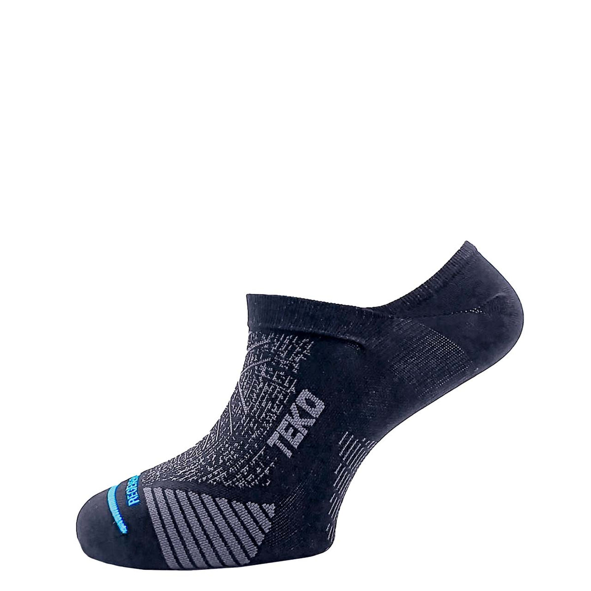 TEKO eco RUN 1.0 NO-SHOW Ultralight Running Socks - 2 PAIR PACK